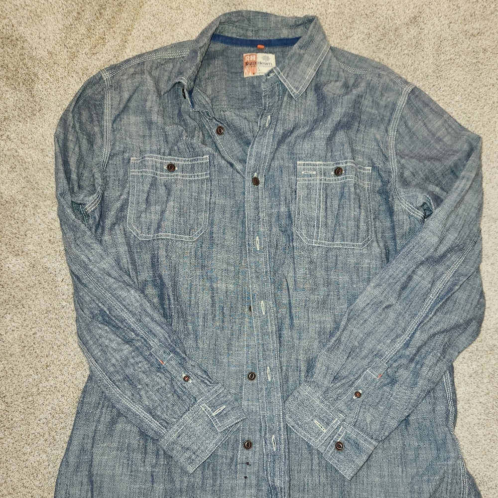 EUC Ruff Hewn Long Sleeve Chambray Shirt